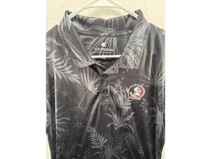Florida State Seminoles FSU Mens XL Polo Palm Tree Camo Colosseum NCAA Golf